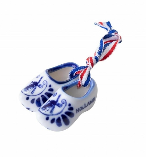 Wooden Shoe Ornaments (QTY: 3)