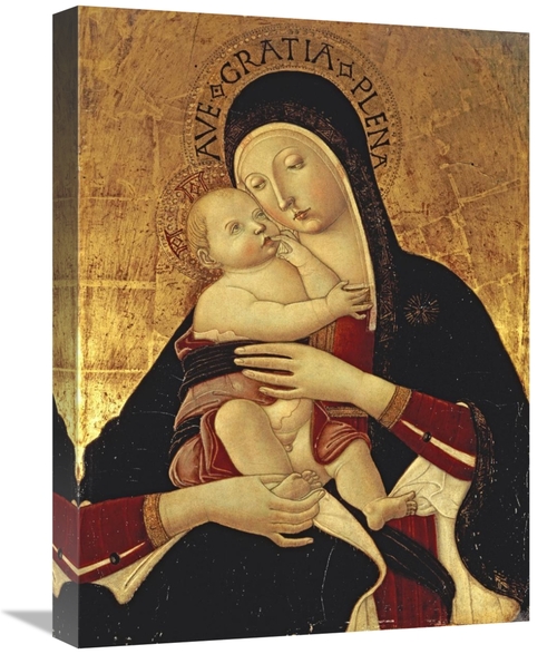 Global Gallery GCS-266218-22-142 22 in. The Madonna & Child Art Print 