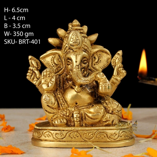 BRASS GANESH CHAKRA