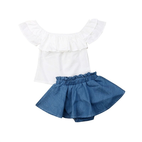 Summer Toddler Baby Girls Clothes Floral Lace