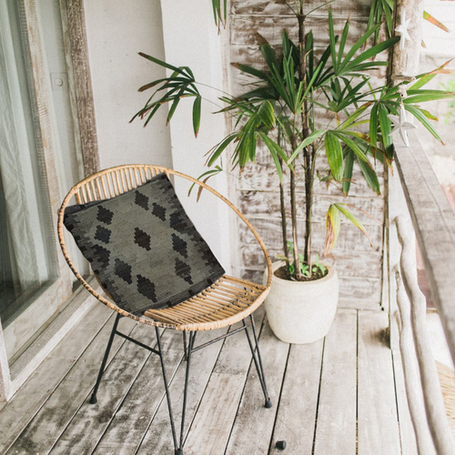 Kilim Handwoven Friar Gray Cushion Cover