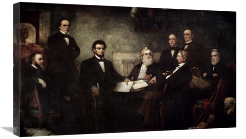 Global Gallery GCS-276979-30-142 30 in. The First Reading of the Emanc