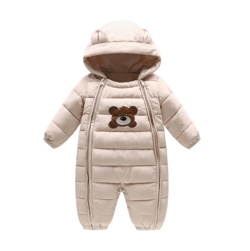 2019 new Bear Baby rompers Winter Snow Wear Thick