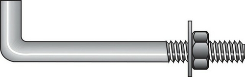 Hillman 260329 0.5 in. x 10 in. Anchor Bolt  25 per Box