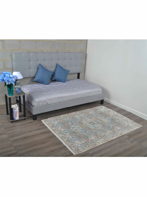 8 x 10 ft. Machine Woven Crossweave Polyester Oriental Rectangle Area 