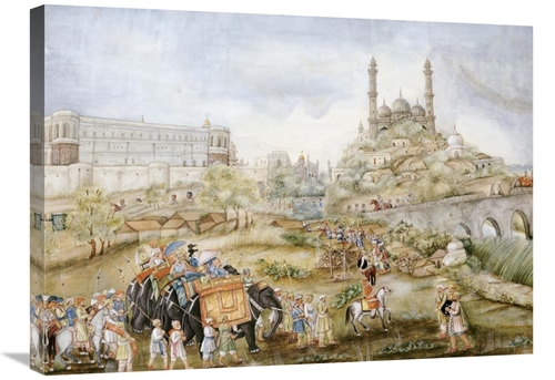 Global Gallery GCS-266791-30-142 30 in. A Hunting Procession Art Print