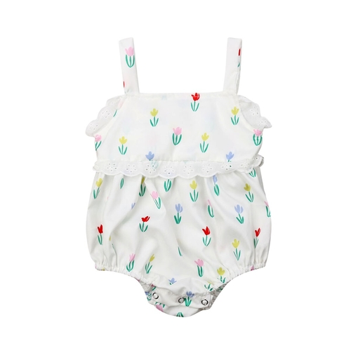 Newborn Baby Girl Bodysuits Summer