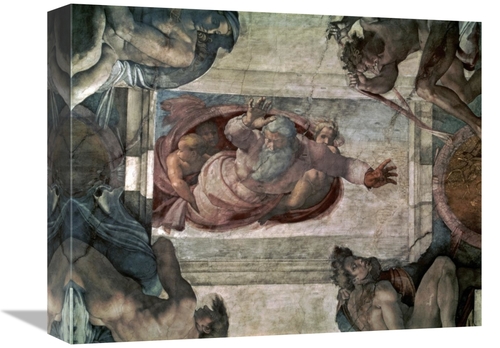 Global Gallery GCS-282515-16-142 16 in. God Separating the Waters Art 