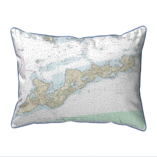 Betsy Drake ZP13214FI 20 x 24 in. Fishers Island, RI Nautical Map 