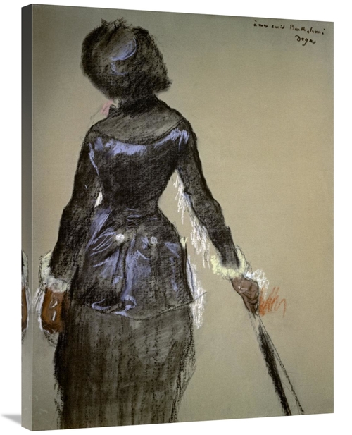 Global Gallery GCS-277329-36-142 36 in. Mary Cassatt at the Louvre Art