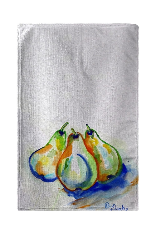 Betsy Drake BT819 30 x 50 in. Three Pears Beach Towel