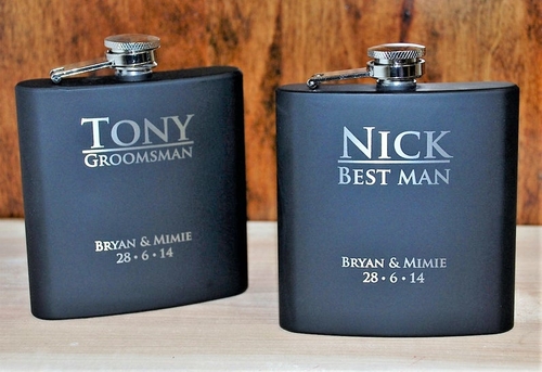 Design all included. Wedding Gift, favor, groomsman, best man.