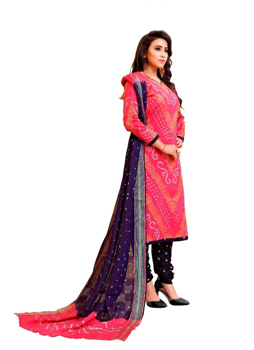 Generic Women's Satin Cotton Salwar Material