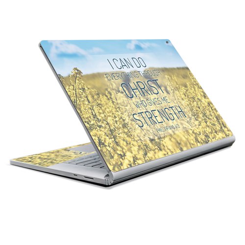 MightySkins MISURFB215-Through Christ Skin for 15 in. 2018 Microsoft S