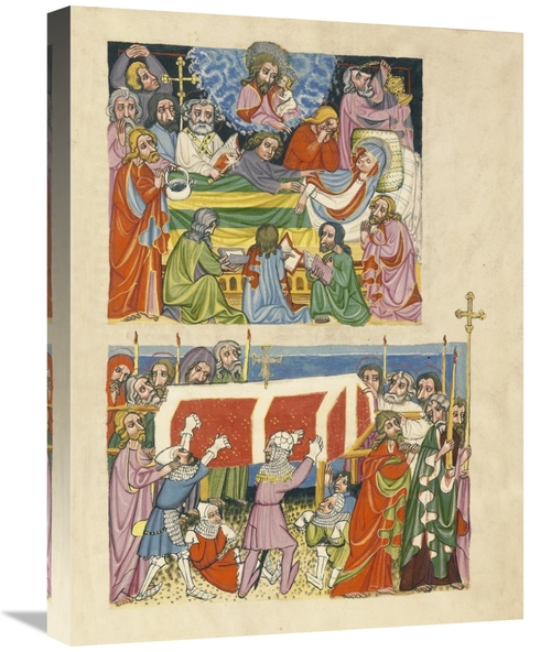 Global Gallery GCS-454744-1824-142 18 x 24 in. The Death of the Virgin