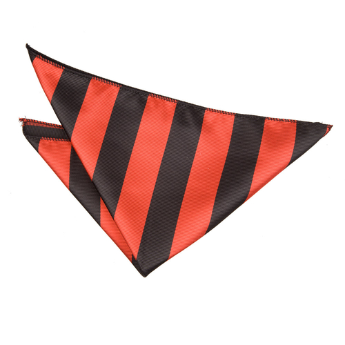 Striped Handkerchief - Red & Black