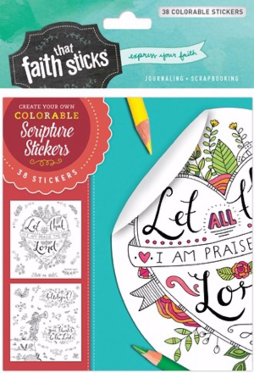 Tyndale House Publishers 091301 Sticker-Psalm 103 - 2 Colorable Sticke