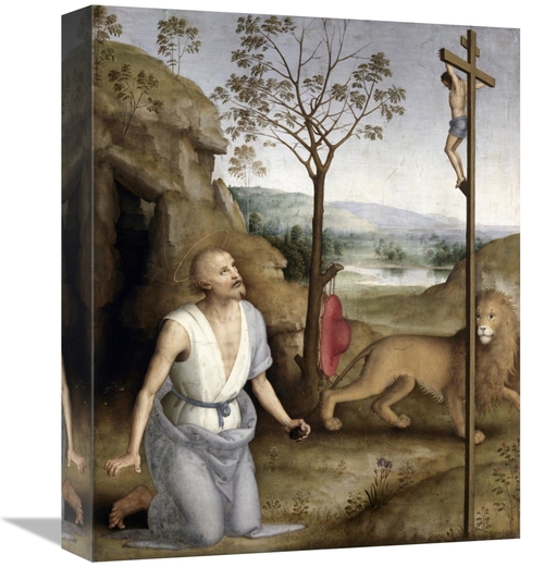 Global Gallery GCS-279396-16-142 16 in. St. Jerome in the Desert Art P