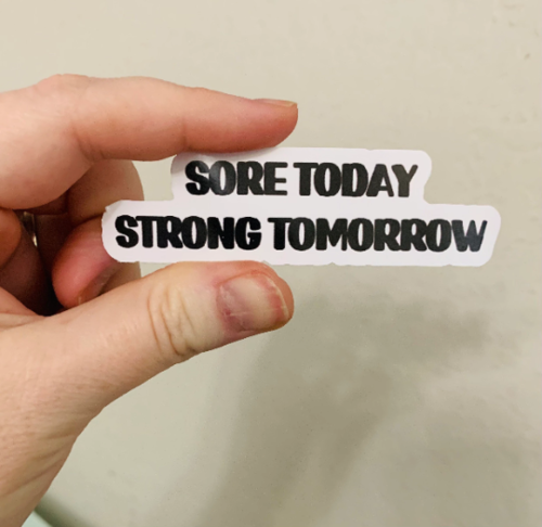 Sore Today Sticker/Magnet