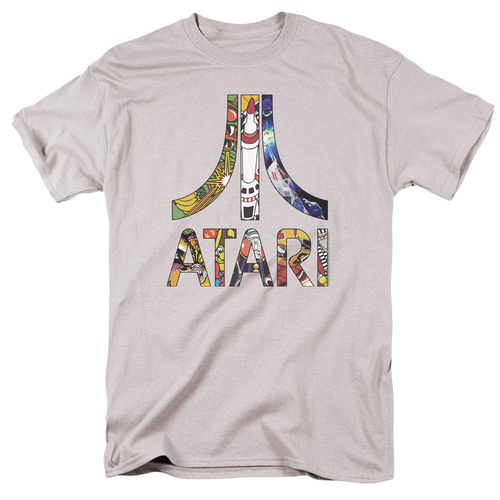 Trevco ATRI194-AT-4 Atari & Inset Art Short Sleeve Cotton Adult Regula