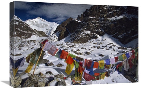Global Gallery GCS-453468-1624-142 16 x 24 in. Prayer Flags At Five Th