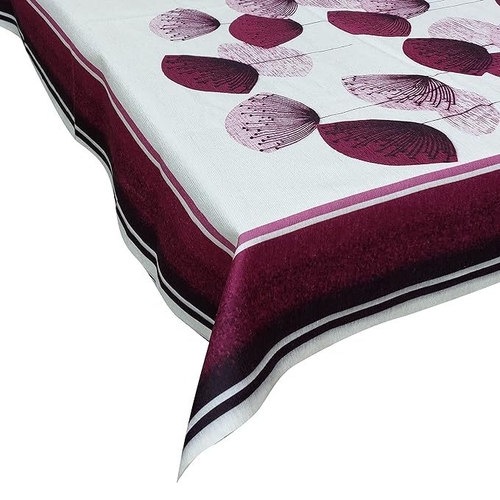 Stitch weave Chennile Soft Fabric Printed Table Cover 36 x 54 Inches,