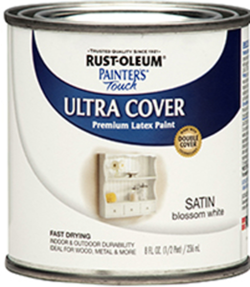 Rust-Oleum 267300 0.5 Pint Painters Touch Ultra Cover, Blossom Whi