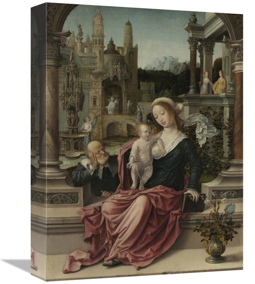 Global Gallery GCS-456155-1216-142 12 x 16 in. The Holy Family Art Pri