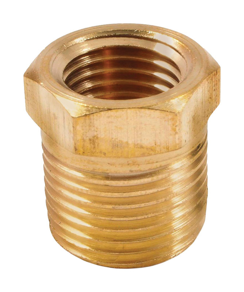 Forney Industries 1892843 Brass Bushing, 0.25 in. Female NPT x 0.3