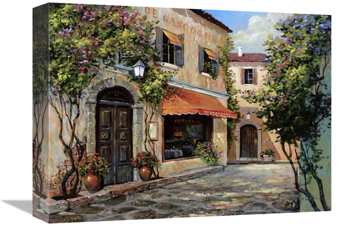 Global Gallery GCS-122974-1216-142 12 x 16 in. Restaurant Catherine Ar