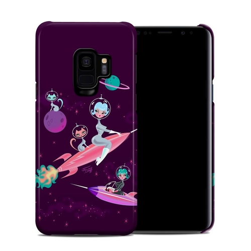 DecalGirl SGS9CC-ROCKETGIRL Samsung Galaxy S9 Clip Case - Rocket Girl