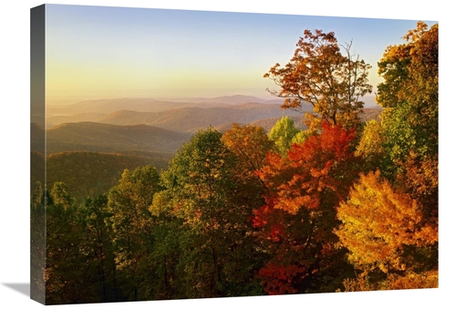 Global Gallery GCS-396680-1824-142 18 x 24 in. Blue Ridge Mountains Fr