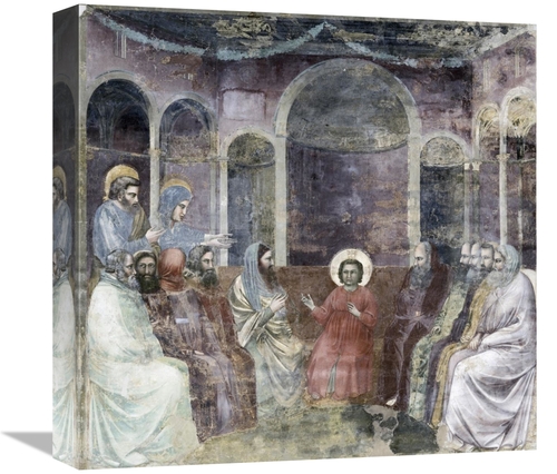 Global Gallery GCS-277713-16-142 16 in. Jesus Among the Doctors Art Pr