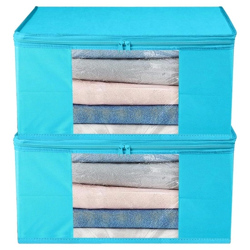Saree Bag Non Woven Clothes Storage Organizer Saree Cover With Zip