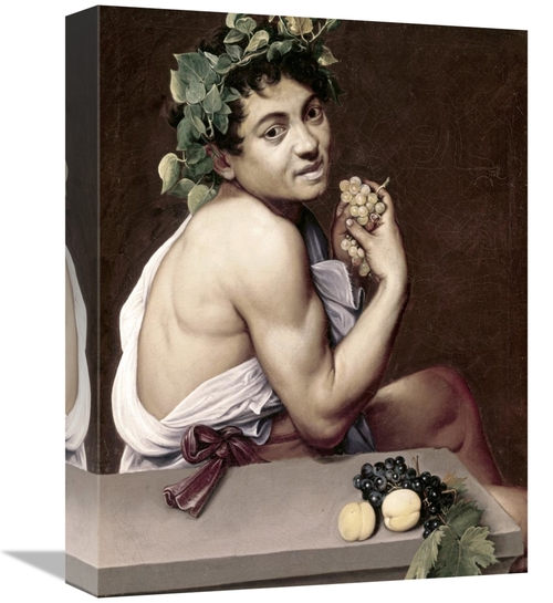 Global Gallery GCS-281824-16-142 16 in. Sick Bacchus Art Print - Carav