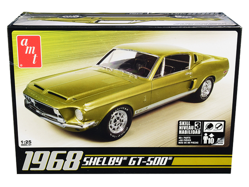Skill 3 Model Kit 1968 Ford Mustang Shelby GT-500 1/25 Scale Model by