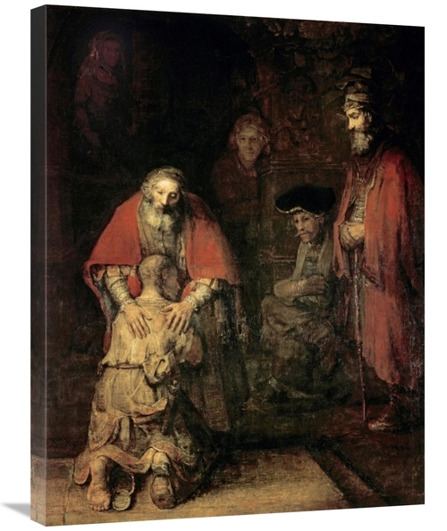 Global Gallery GCS-279590-30-142 30 in. Return of the Prodigal Son Art