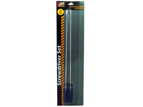 Bulk Buys OB819-24 12 Screwdriver Set -Pack of 24