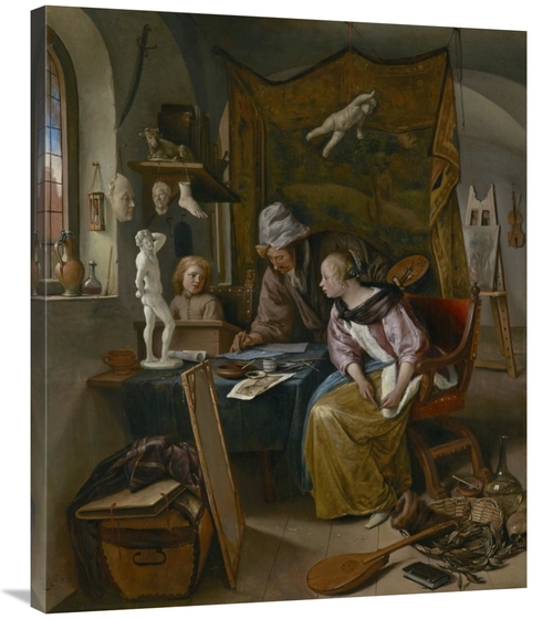 Global Gallery GCS-456796-36-142 36 in. The Drawing Lesson Art Print -