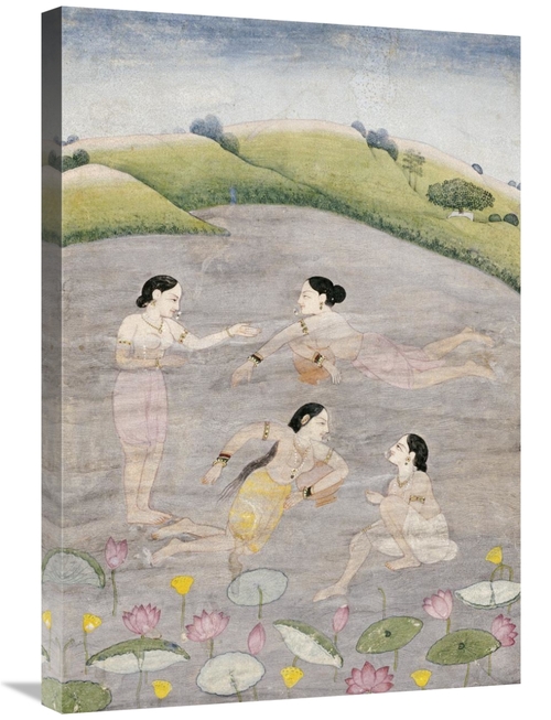 Global Gallery GCS-266652-30-142 30 in. The Wives of Raga Hindola Swim
