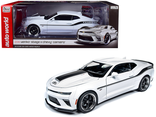 2018 Chevrolet Camaro Yenko/SC Stage II Coupe White with Black Stripes