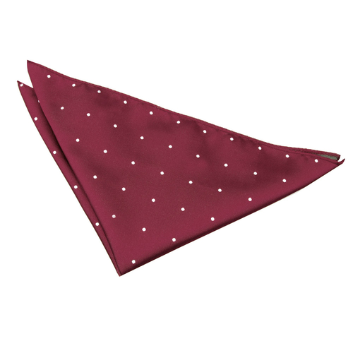 Pin Dot Handkerchief - Burgundy