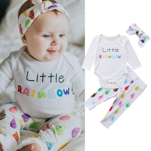 Brand New Cute Newborn Baby Girl Boy Casual