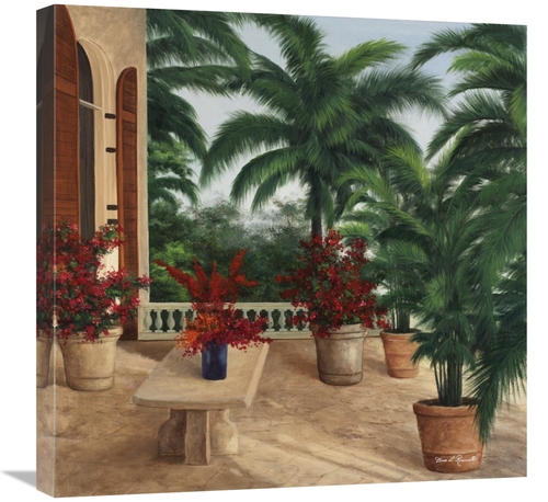 Global Gallery GCS-398703-2424-142 24 x 24 in. Tuscany Patio Art Print