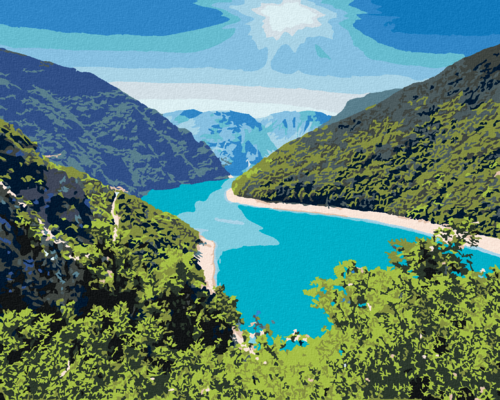 Paint by Numbers - CANYON PIVA WITH A FANTASTIC RESERVOIR