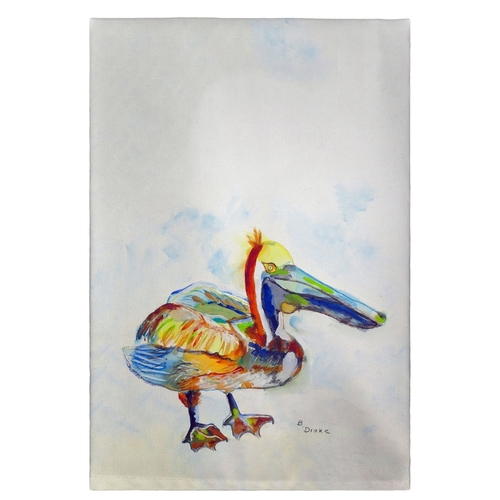 Betsy Drake GT983A 20 x 20 in. Heathcliff Pelican Guest Towel