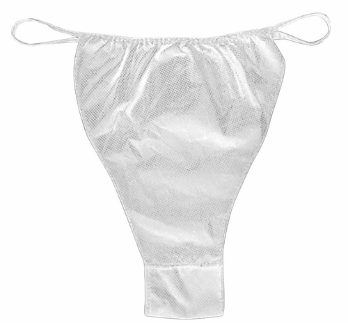 Dukal Thong Panties. Case of 1000 Spa Undergarments. Disposable Thongs