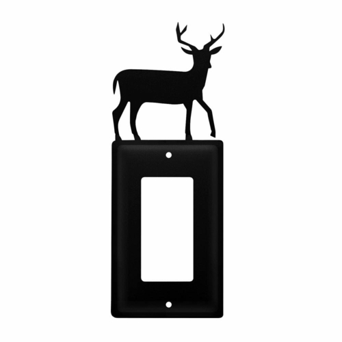 Wrought Iron Deer Single GFCI Cover