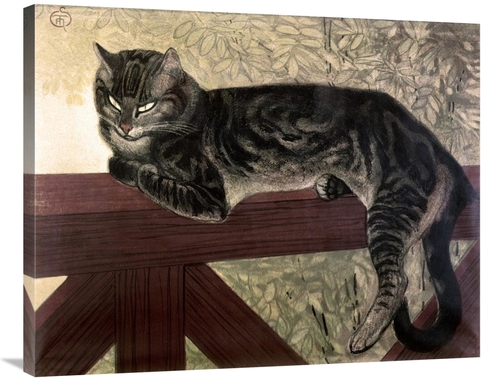 Global Gallery GCS-280139-36-142 36 in. Cat on the Balustrade Art Prin