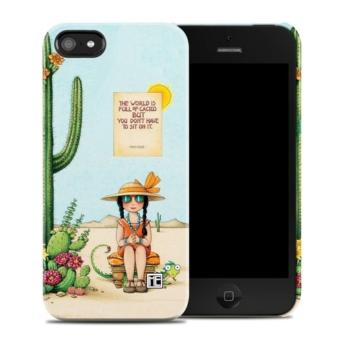DecalGirl AIPSECC-CACTUS Apple iPhone SE Clip Case - Cactus